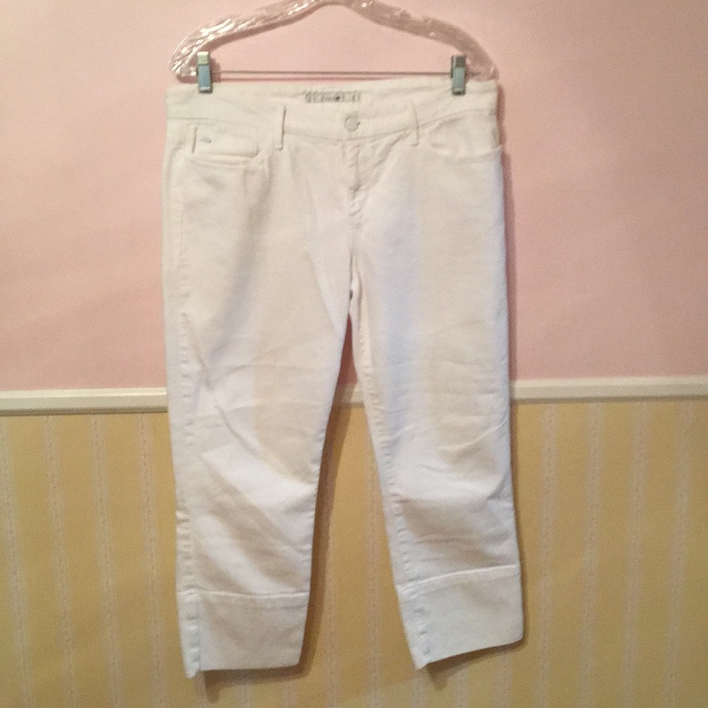 EUC Joe’s Jeans cropped white